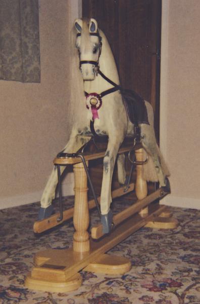 Rocking Horse.jpg - "Traditional Rocking Horse" - by Colin Etherington  ( Completed horse - see previous image for part made. )